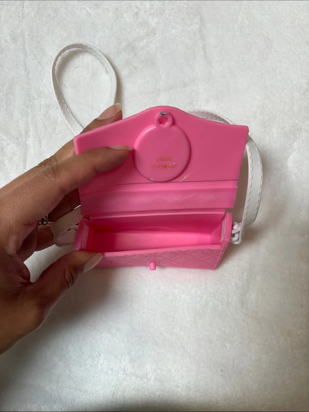 Disney Pink Mini Crossbody with Silver Medallion